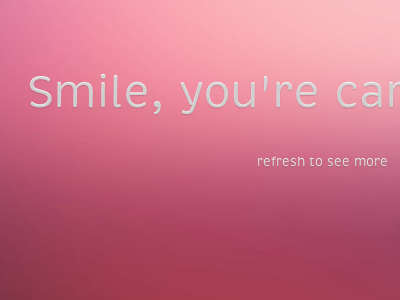 Smile animations blur css3 design smile web