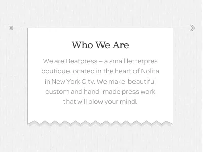 Who We Are about us arrows clean flag minimal ribbon texture who we are