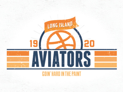 Long Island Aviators basketball dribbble goin hard in the paint long island aviators