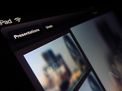 Keynote bar ipad keynote ui