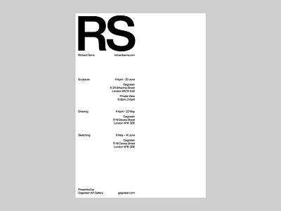 Typography Extra — n/9 architecture design exhibition gagosian graphic high end layout logo minimal minimalism modern museum nice poster sculpture ui ux visual identity web web design