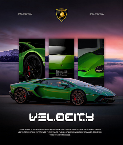 Aventador: Power in Design branding graphic design