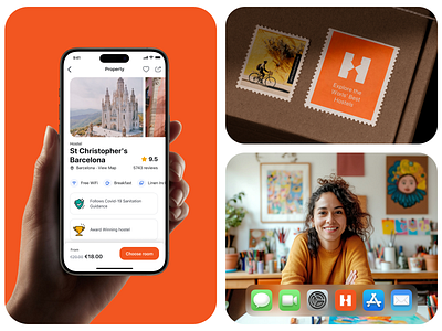 Hostelworld mobile app app design hospitality hostel mobile travel ui ux