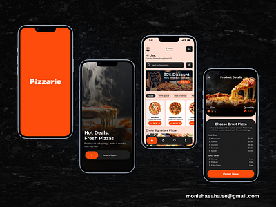 Pizza Food Delivery Mobile App 3d animation appdesign branding design food fooddelivryapp graphic design logo mob mobileapp ui uiux userinterface uxresearch