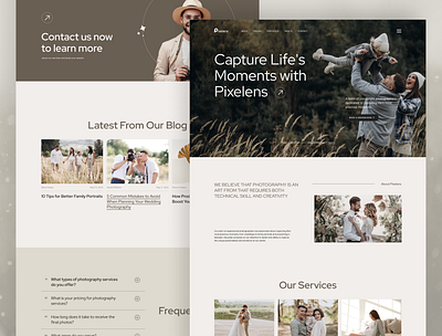 Pixelens – Minimalist Photography Website Design UI Template creative design minimal photography minimal template minimalist photography template modern web design photography layout photography portfolio photography presentation photography schedule photography website pixelens preset ui travel photography ui ui inspiration ui showcase ui trends uiux design website design