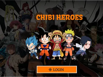 Chibi Heroes 3d animation graphic design motion graphics ui