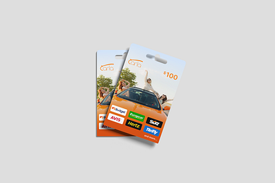 Car Rental Gift Card for Amazon branding graphic design ui