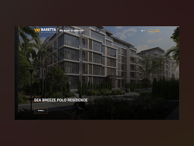 Baretta Aluminium - Corporate website design corporate doors ui web design website windows