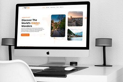 TripTales branding ensuesoft graphic design landingpage latest new travel trending uiux