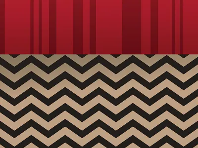 Twin Peaks curtain david lynch digital illustration pattern tv tv show twin peaks vector