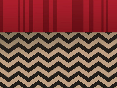 Twin Peaks curtain david lynch digital illustration pattern tv tv show twin peaks vector