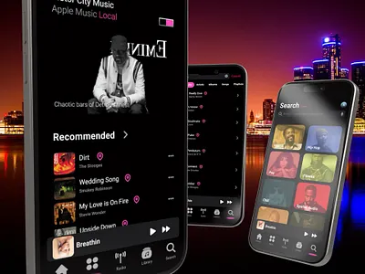 Apple Music ~ "Local" concept applemusic discovery local music spotify streaming ui ux