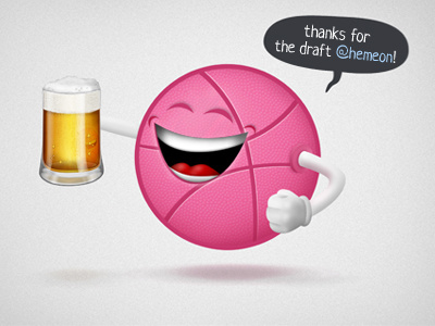 Cheers for beers! ball beer dribbble first hemeon kyle scollin