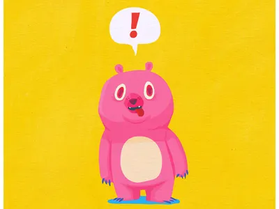 Looks delicious!! bear character digital illustration ssebong