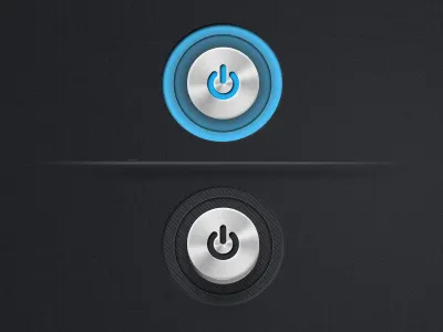 On Off Button Bluey button graphic off on photoshop
