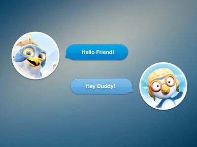 Chat UI PSD Concept interface design red ui ui kit web web design web wireframes website design