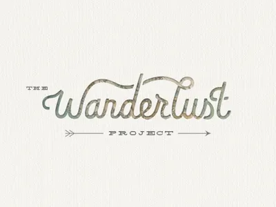 Wanderlust v.3 custom typography design side project the wanderlust project typography