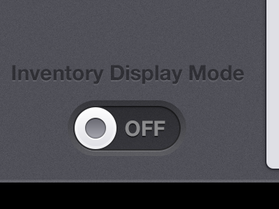 Toggle Switch bord ipad over obsessing purty pixels retina ui unicorns ux weekend fun