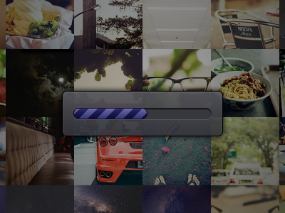 Progress bar bar gallery hud ios ipad progress stripes ui view