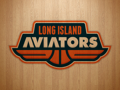 Long Island Aviators aviator basketball burr dribbble ink kevin logo nashville ocular wings