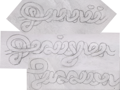 Danniiliciouz: Other Curly Words Sketches creative curly dannii danniiliciouz design designer drawing logo passion portfolio sketch typography