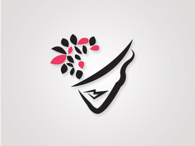 Facekitt abstract lady logo