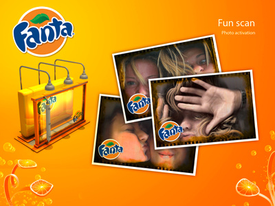 Human Scanner activation advertising fanta