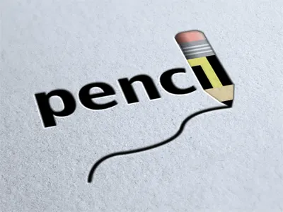 Pencil Final graphic html paper pencil photoshop rubber