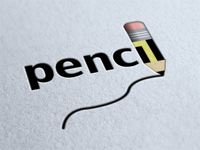 Pencil Final graphic html paper pencil photoshop rubber