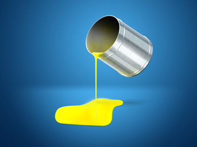 Paint illustration metal paint teaser techdesign