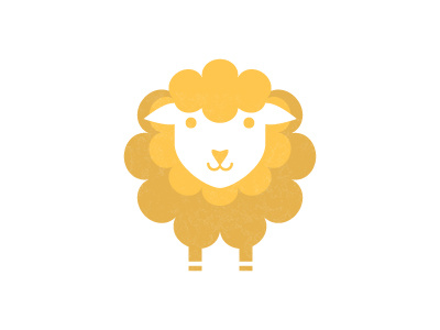 Sheep animal icon logo sheep simple symbol