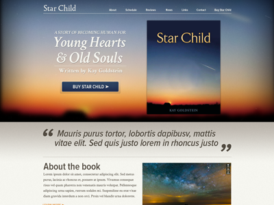 Zoomed out book web design website