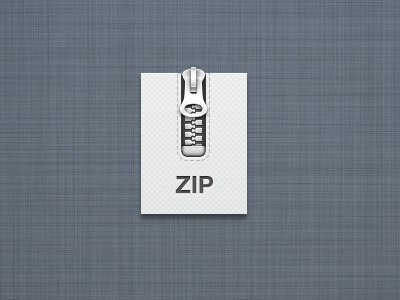 Zip File Icon