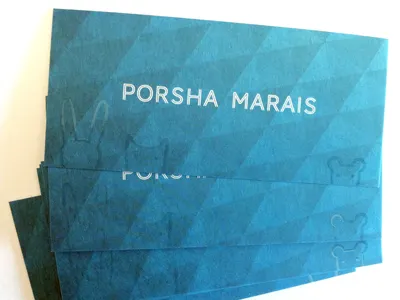 new business cards with spot UV animals animals business cards cute illustration spot uv texture