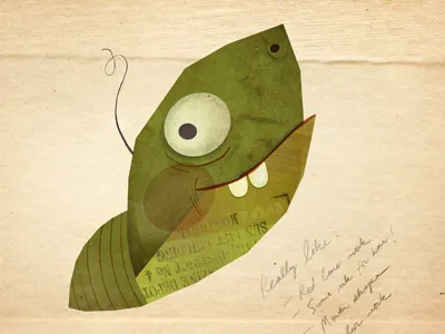 Turtle Sketch No.1 book illustration ipad kids print