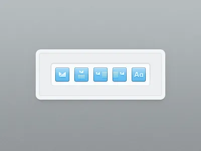 Alignment icons alignment blue campaign monitor glyph icons ios