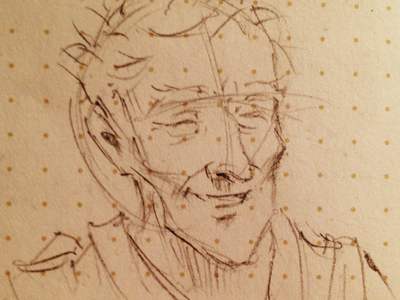 Methuselah book character character design concept drawing illustration pencil sketch