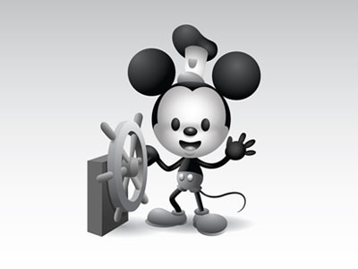 Steamboat Willie Wonderground cartoons cute disney kawaii mickey mouse steamboat willie