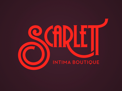 Scarlett Intima Boutique boutique logo sexy