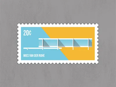 Mies Stamp architecture typography