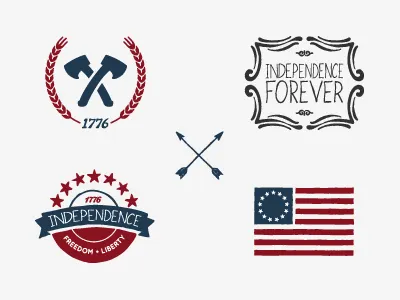 Vintage American Revolution Graphics 1776 american independence retro revolution revolutionary vintage war