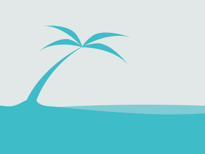 Blue beach beach blue header mailing palmtree testing