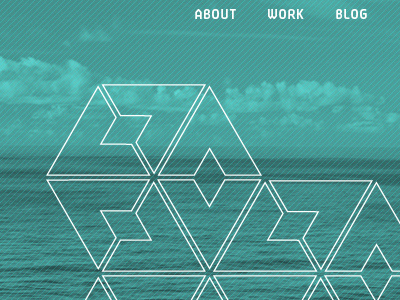 ZAG Studio home icon identity ocean turquoise web design