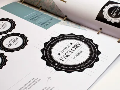 Little Factory - Process book book egg egg design logo process process book