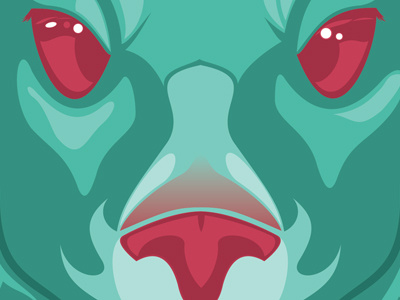 WIP - Oh Deer! adobe animal antlers art art nouveau beauty buck deer design green illustration illustrator latrec love low brow mucha nature poster print red reindeer vector
