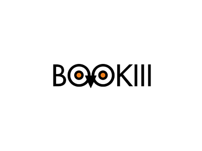 BOOKIII brand communication agency design logo logo design logo designer owl pavel surovy smart symbol