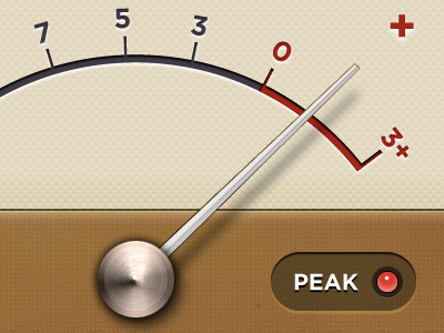 VU Meter meter numbers radio texture vu