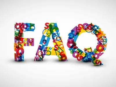 FAQ alphabet faq letters vector