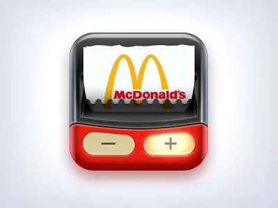 any version, McDonald's calculation fastfood icon ios mcdonalds