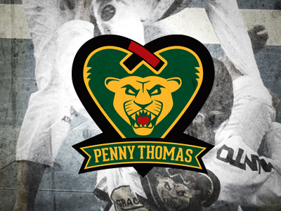 Penny Thomas australia bjj design freelance heart identity jiu jitsu lion lioness logo perth south africa south african sport